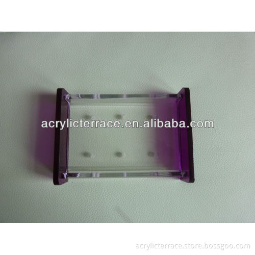 Acrylic soaf holder/acrylic bathroom fitting